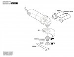 Bosch 0 601 375 903 Gws 6-115 Angle Grinder 230 V / Eu Spare Parts